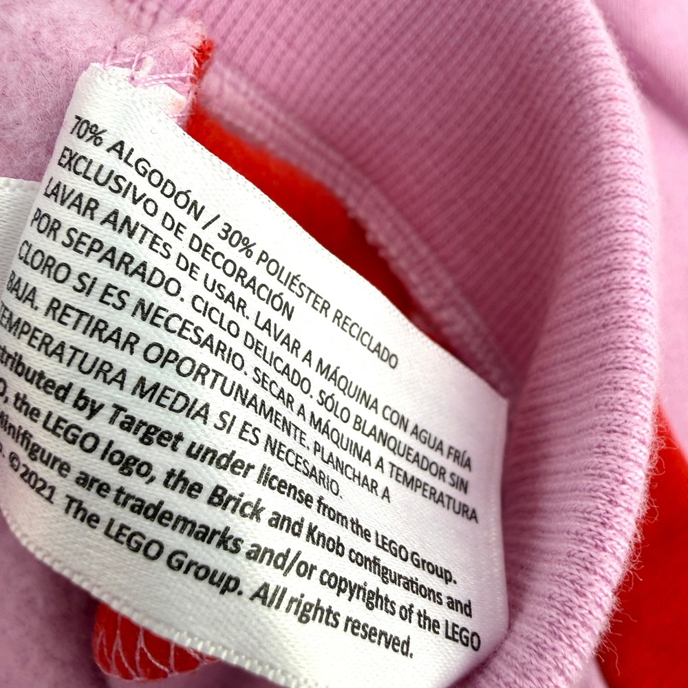 NWT Lego x Target‎ Youth Jogger Sweatpants Pink - Picture 6 of 8